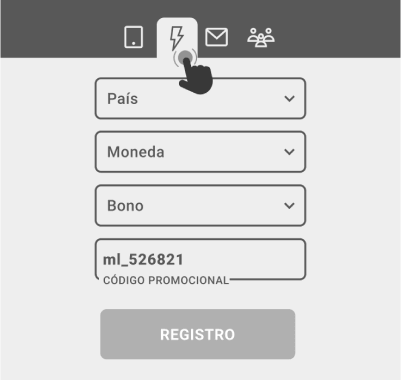 Registro en un clic Registro en un clic